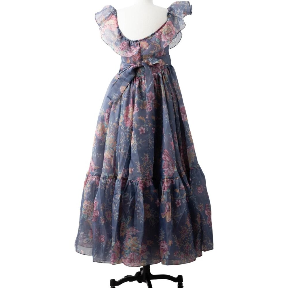 Selkie Romance Novel Blue Floral Gown - RARE FIND - Size XL - Picture 5 of 11